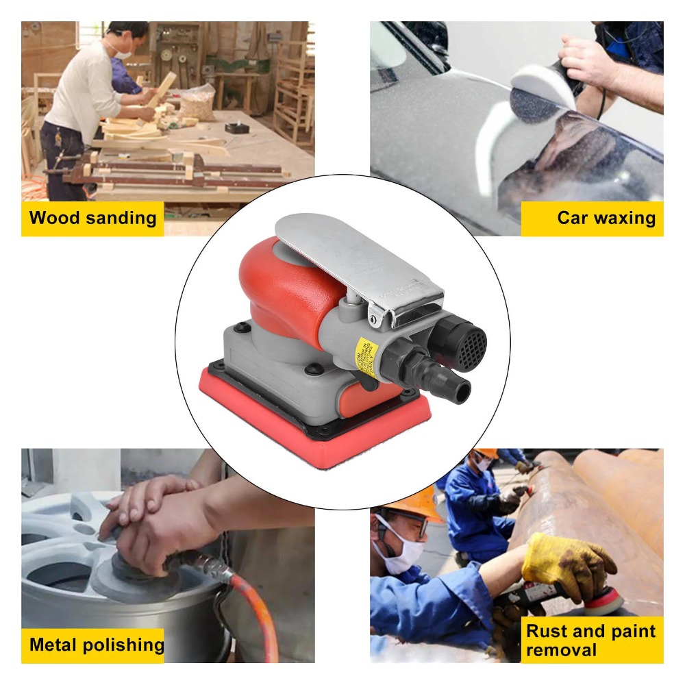 Detail Sander Corner - 코너 디테일 샌딩 75x100mm 공압 사각