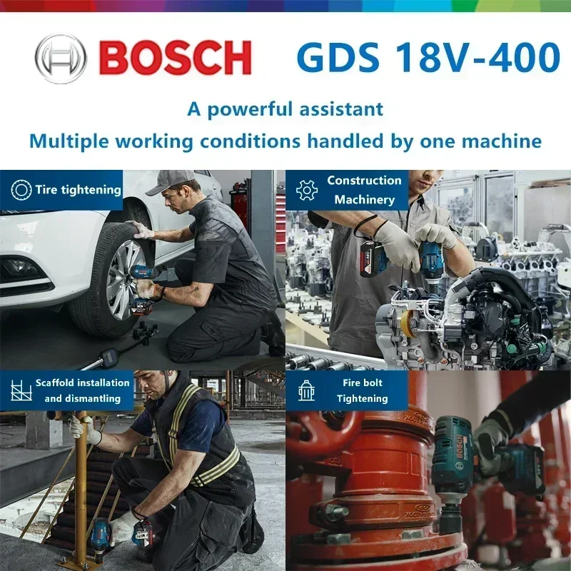Power Tools Impact - 보쉬 무선 임팩트 렌치 GDS 18v-400