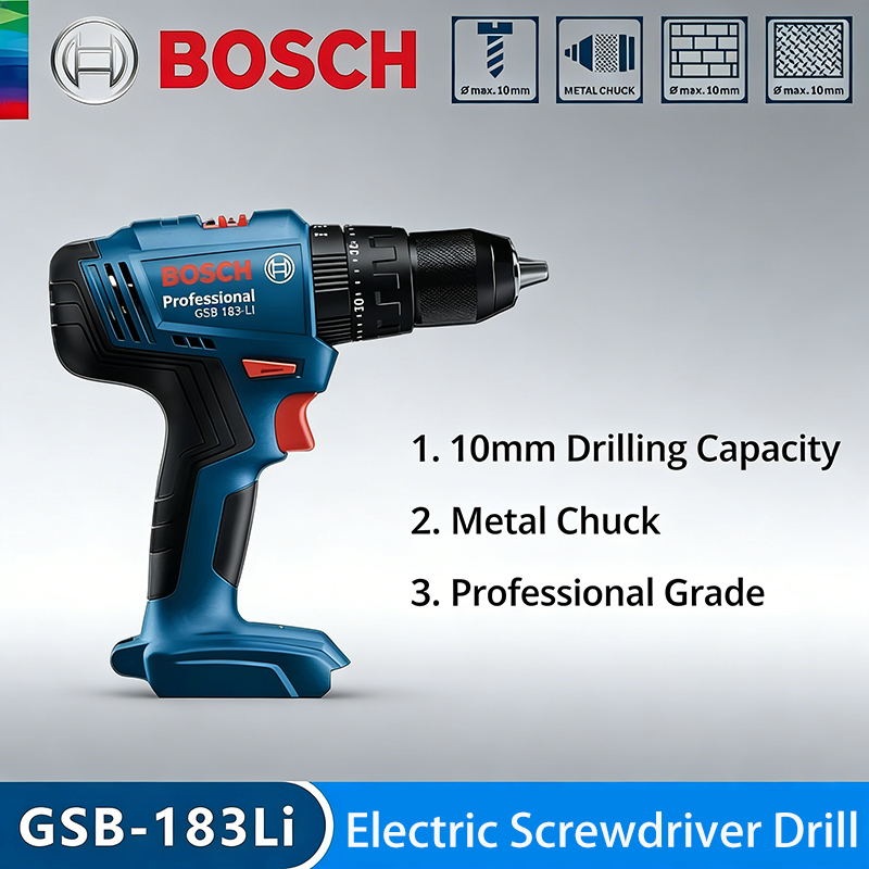 Power Tools Impact - 보쉬 GSB183-LI 전기 드릴 스크루드라이버 무선