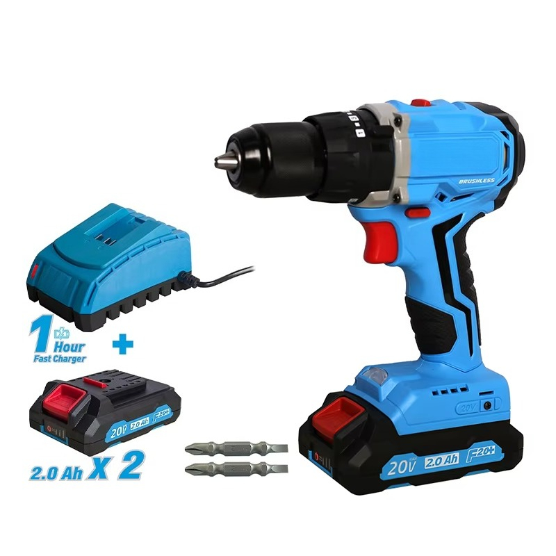 Power Tools Impact - 20V 무선 브러시리스 드릴 파워툴 세트