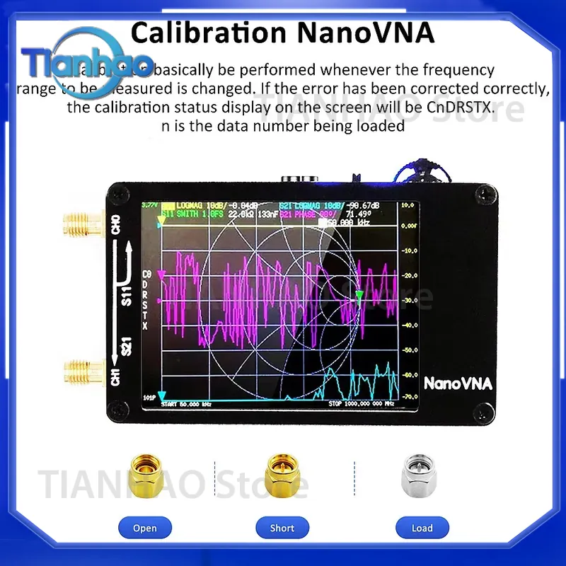 2.8인치 TFT NanoVNA-H 안테나 벡터 네트워 - Power Tools Vector 리뷰 및 가격