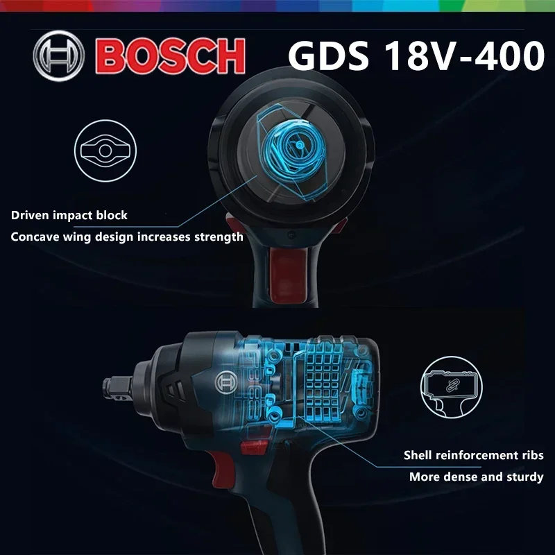 보쉬 무선 임팩트 렌치 GDS 18v-400 브러시리스 - Power Tools Impact 리뷰 및 가격
