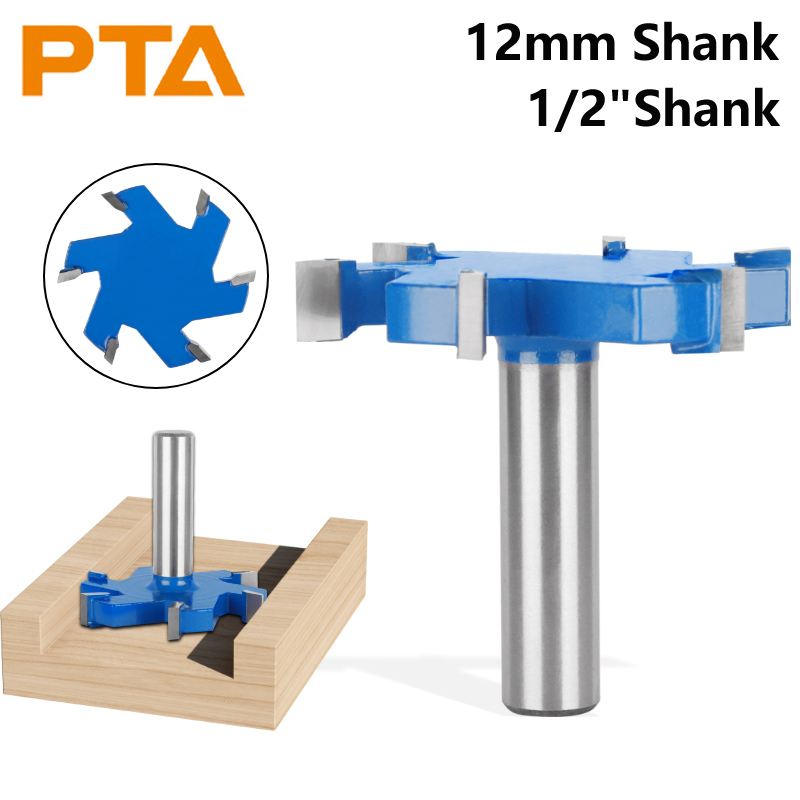 PTA 6 블레이드 Z6 T 유형 슬롯 커터 6 커터  - Router Trim Base 리뷰 및 가격