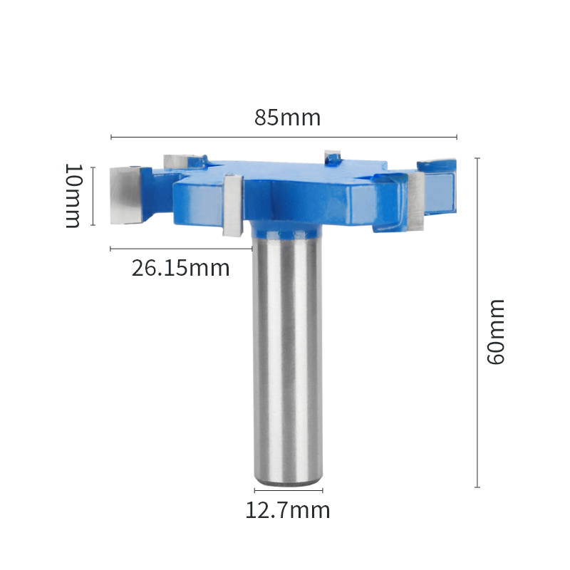 PTA 6 블레이드 Z6 T 유형 슬롯 커터 6 커터  - Router Trim Base 리뷰 및 가격