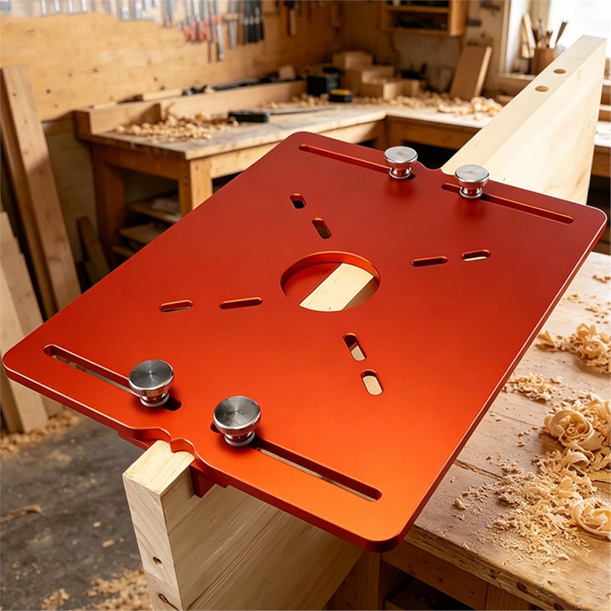 듀얼 스케일 알루미늄 합금 목공 벤치 그루빙 트리밍 라 - Router Trim Base 리뷰 및 가격