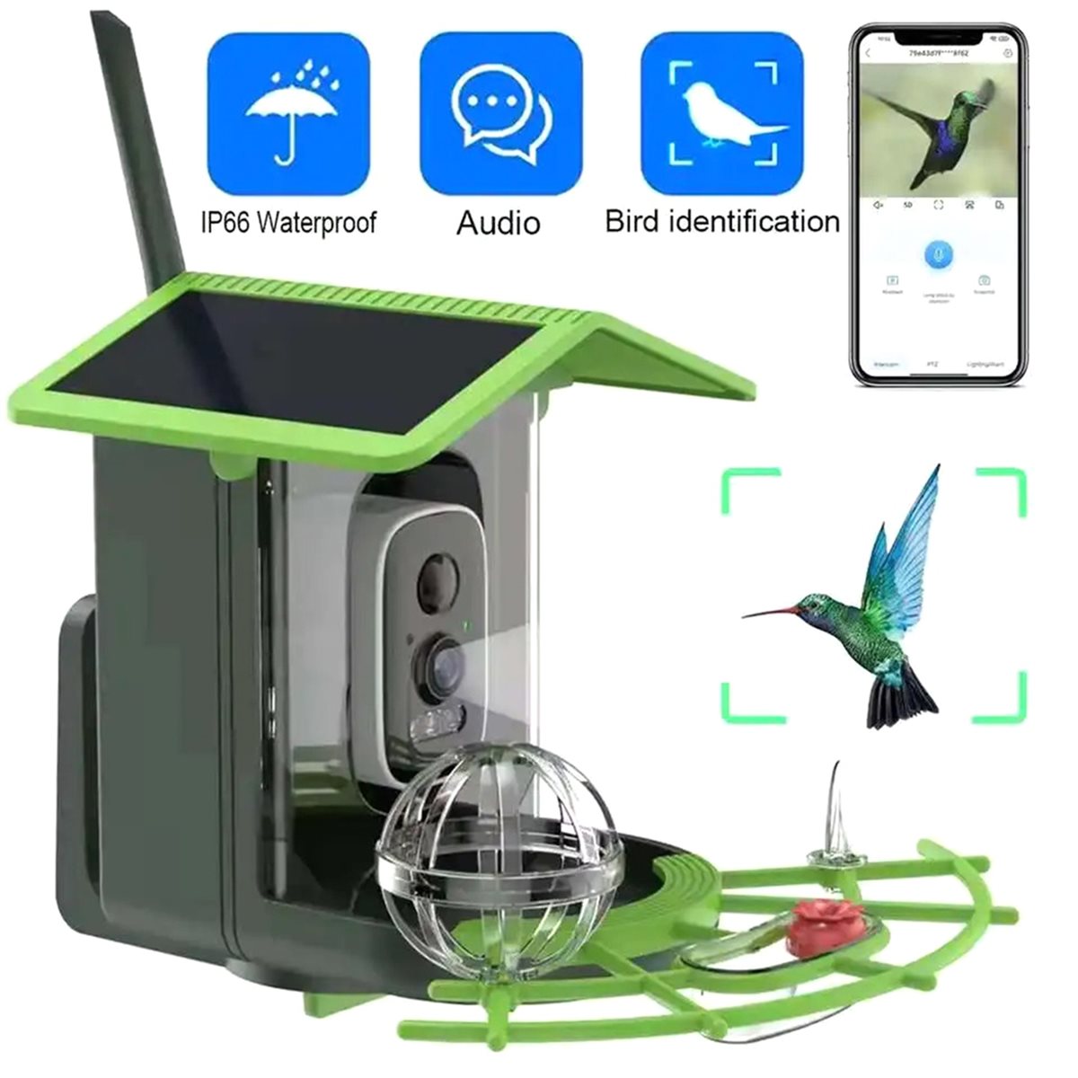 AI 종 식별 기능이 있는 ABPP 스마트 새 모이통  - Power Tools Ai 리뷰 및 가격