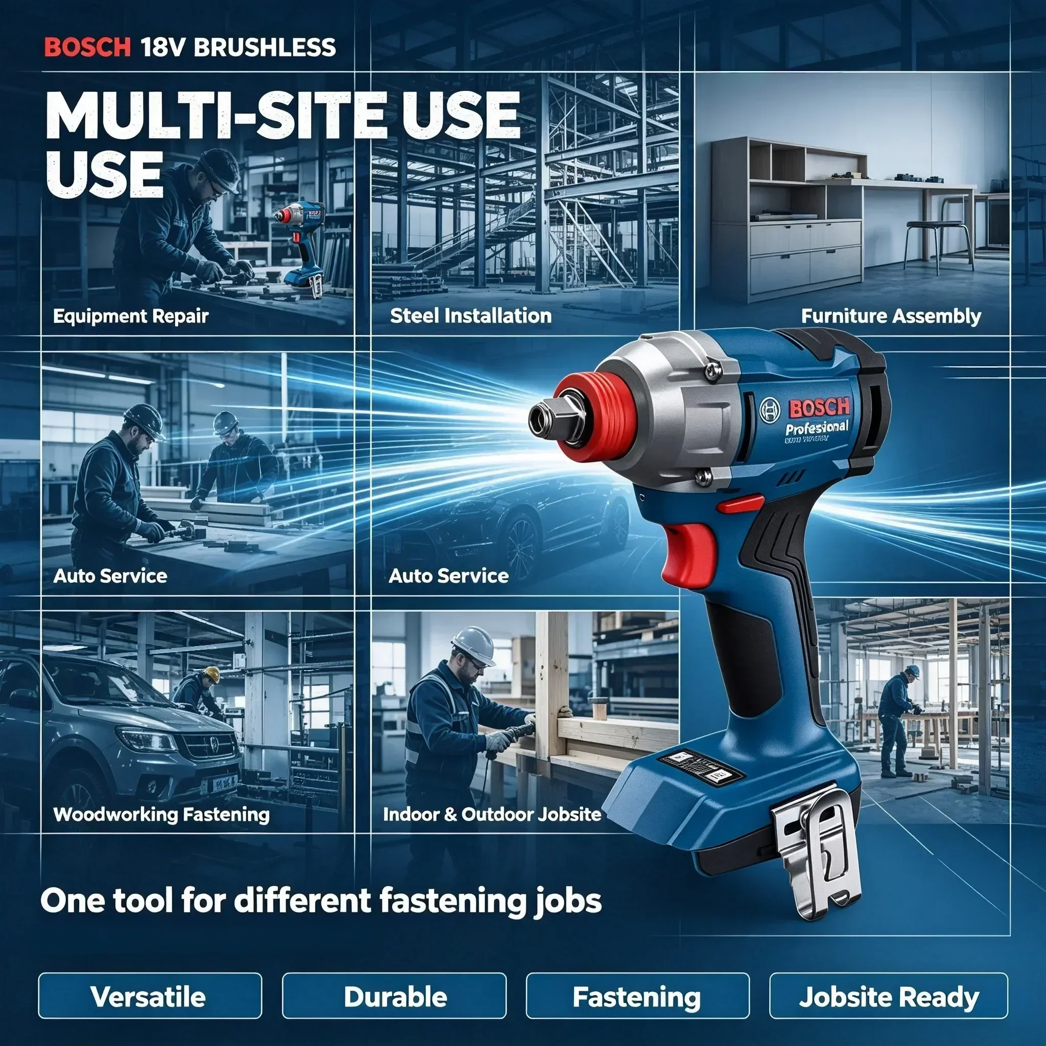 보쉬 GDX 18V-285 무선 임팩트 드라이버/렌치  - Power Tools Impact 리뷰 및 가격