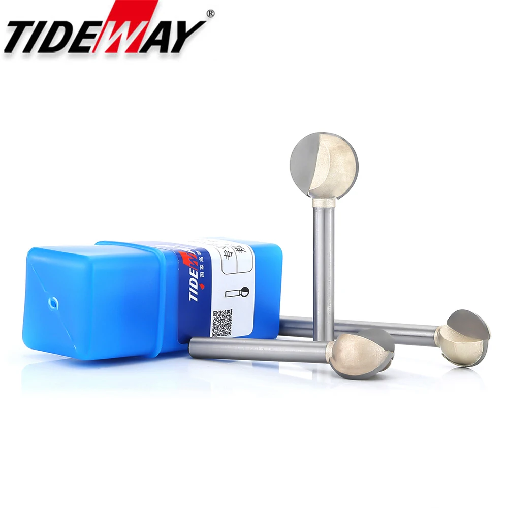Tideway 3mm 6mm 생크 볼 코 라운드 조각  - Router Trim Base 리뷰 및 가격