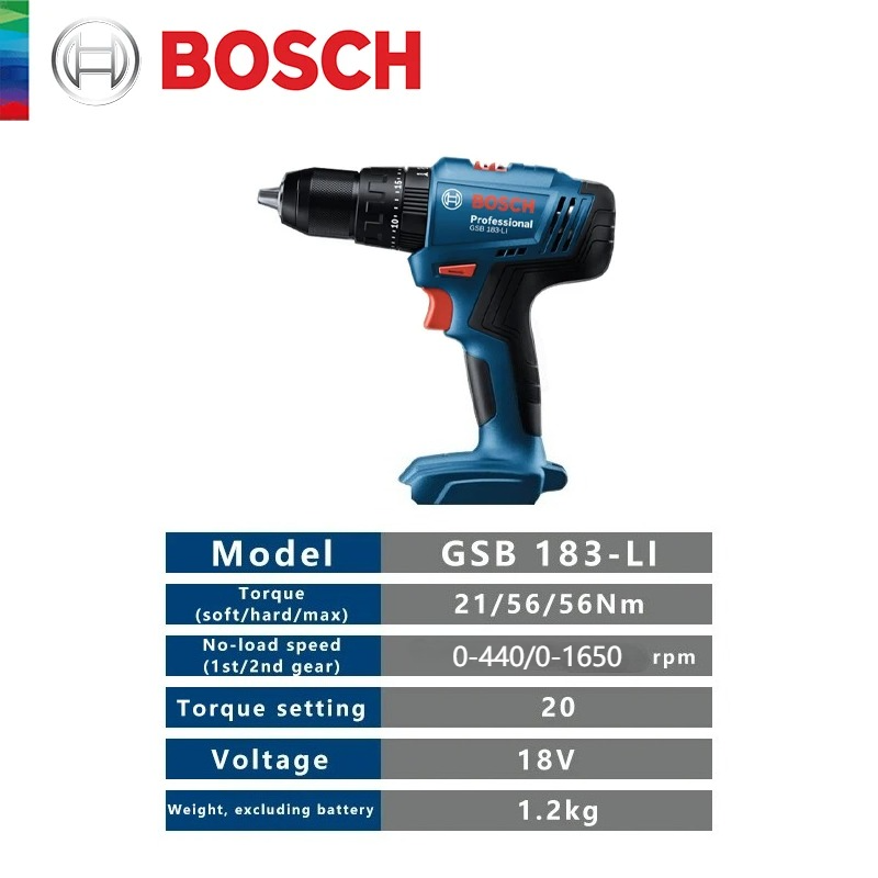 보쉬 전기 드릴 GSB183-LI 스크루드라이버 무선  - Power Tools Impact 리뷰 및 가격