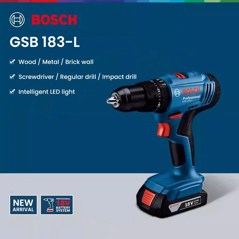 보쉬 GSB183-LI 전기 드릴 스크루드라이버 무선  - Power Tools Impact 리뷰 및 가격